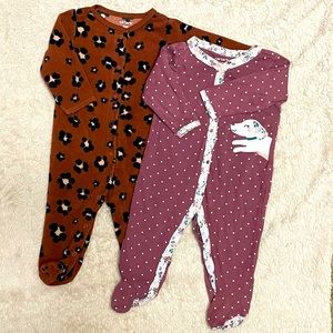 Baby Girl Pajama Bundle - 6 Months